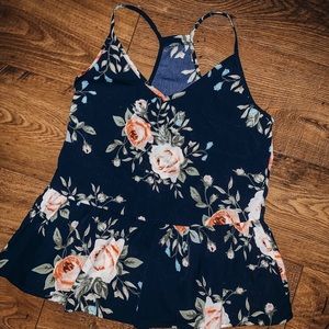 Peplum Top with Racerback